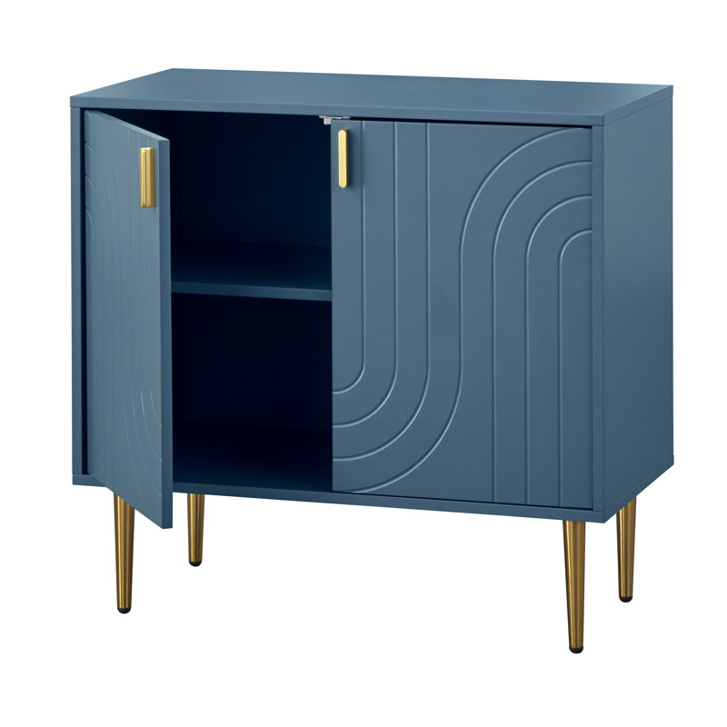 Mallorca 2 - Door Accent Cabinet, Midnight Blue