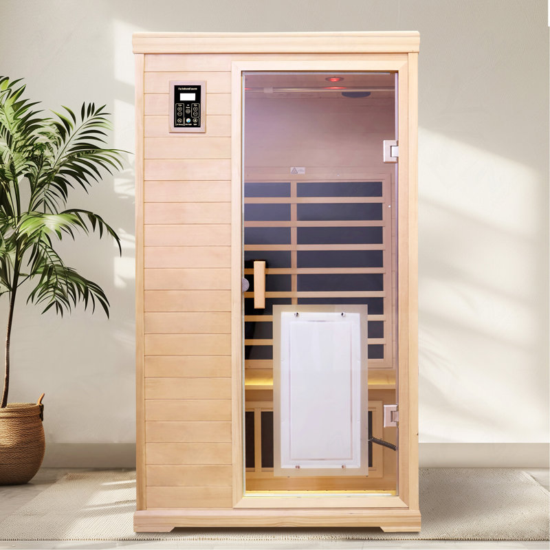 2-Person Indoor Far-Infrared Hemlock Sauna Room