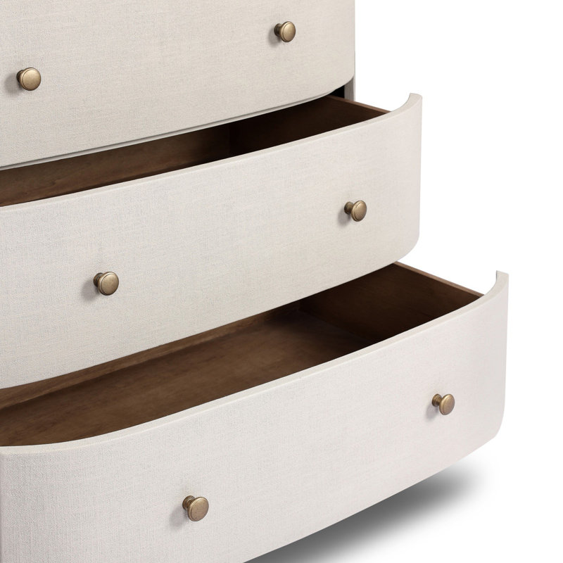 Amelia Chest-Ivory Painted Linen, Ivory Painted Linen