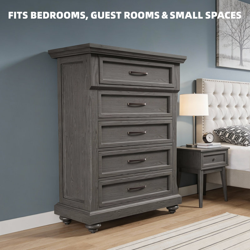 Commode de rangement à 5 tiroirs - Commode pratique