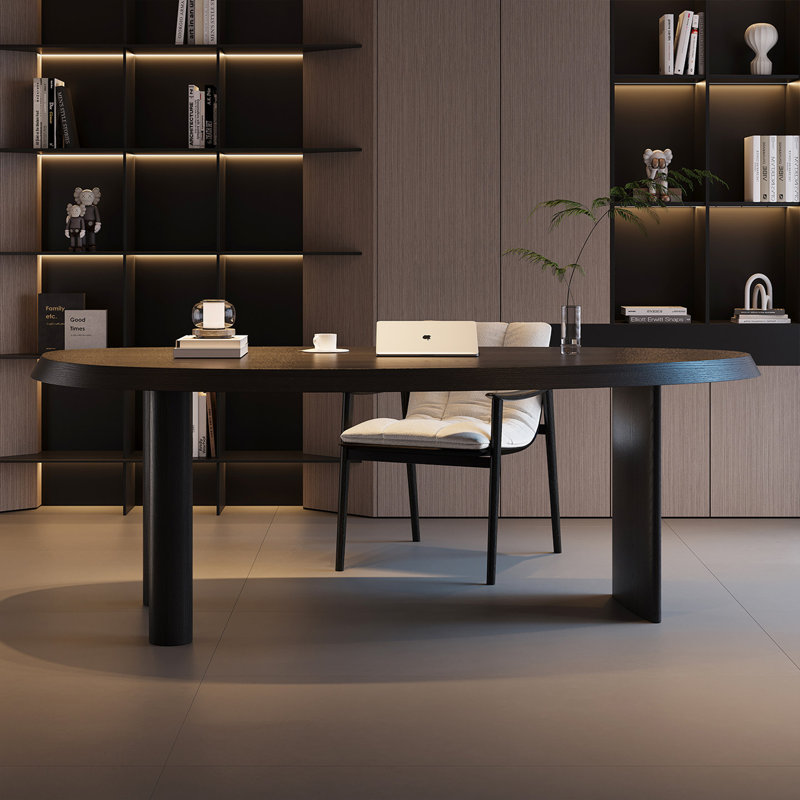 Table de travail 64,96 po Wabi-Sabi, H 29,52 po x l 64,96 po x P 31,10 po