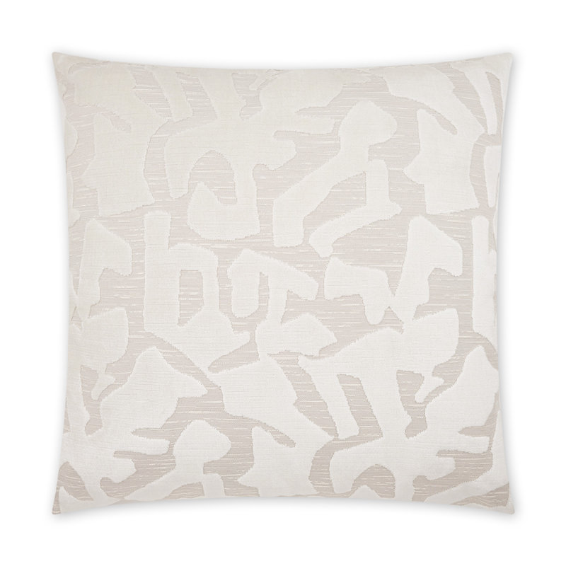 Banksy Decorative Pillow, Ivory, Square 22"
