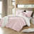 Ultra Soft Reversible Crinkle Washed Microfiber Duvet Cover Set-1594422934-1594422939