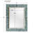 Brea MDF RECTANGULAR Wall Mirror