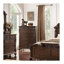Commode traditionnelle en bois de noyer - Commode de rangement de chambre à coucher rétro avec tiroirs spacieux