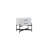 2 Drawer Nightstand - White (USB Type C)