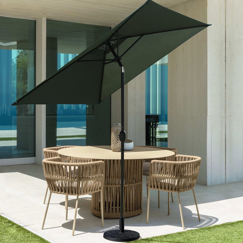Parasol de marché carré Mushtaaq