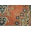 Tapis traditionnel géométrique en laine orange 3 x 4