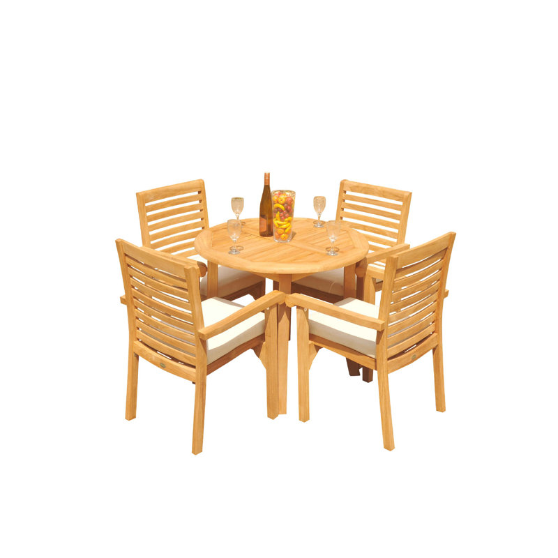Ensemble repas pour 4 personnes Douberly, 75 po x 36 po x 31,5 po