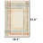 Coastal Plaid Border Area Rug