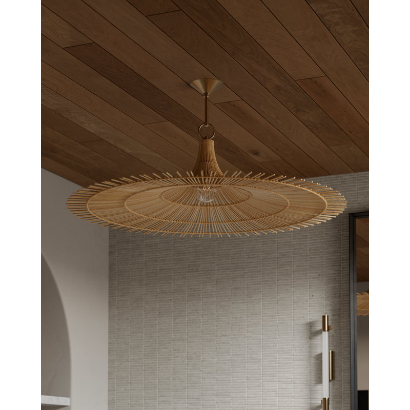 Costa Mesa 1 Light Pendant, 16" H x 50" W
