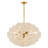 Audrey 8-Light Brushed Gold Pendant Light