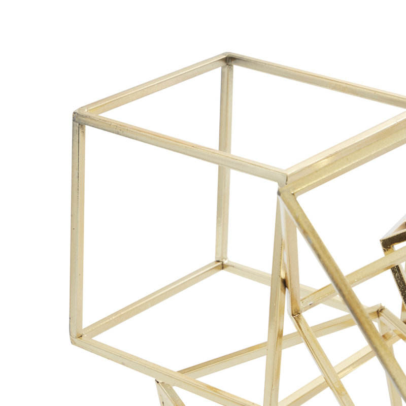Ryde Abstract Figurine / Sculpture Decorative Object, Gold