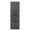 Appliques murales d'extérieur 18 pouces vers le haut et vers le bas, appliques murales extérieures modernes imperméables, base Max 75W E26, aluminium, noir mat, homologué ETL-373189710