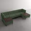 6 Seater Corduroy Seating Component-202249682