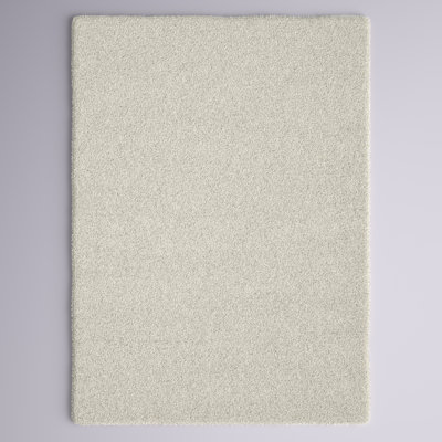 Tapis à poils longs blanc os Alasdair