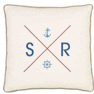 Eastern Accents Pinkerton Eli Monogram Throw Pillow