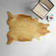Charlize Cowhide Natural Solid Beige Rug