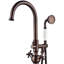 Robinet de baignoire autoportant au sol avec douche à main-63295252