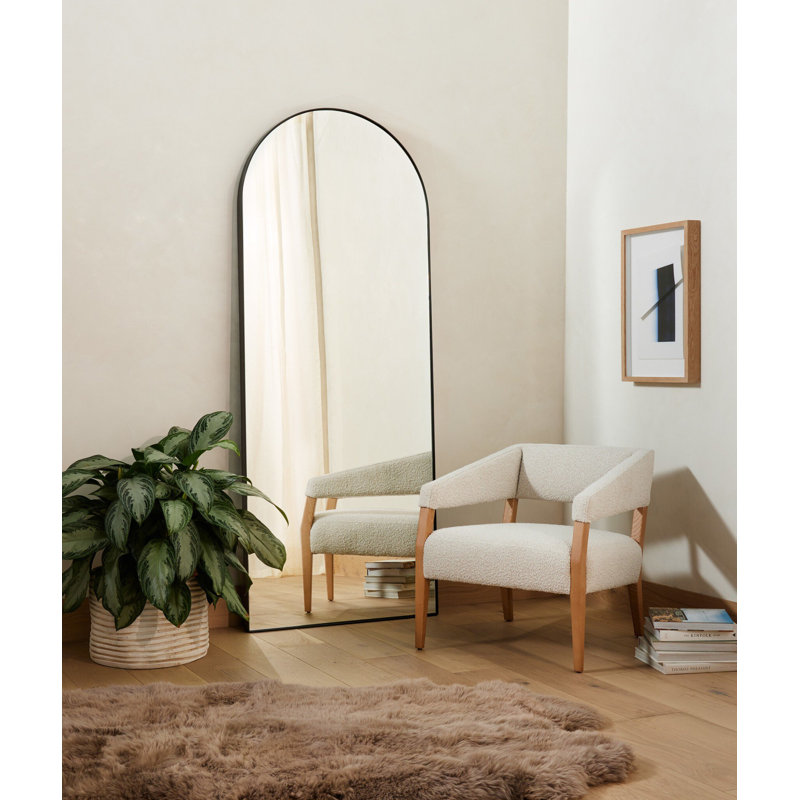 Georgina Arch Metal Mirror, Rose Gold