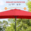 Parasol d'extérieur rectangulaire Glidewell-1952207347-2005725163