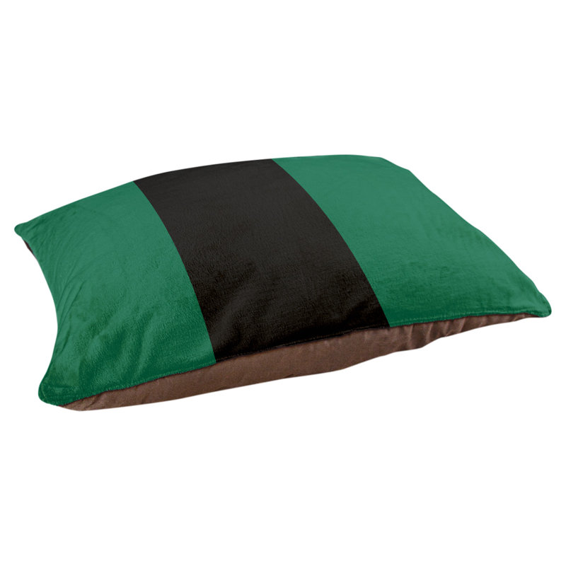 Coussin Designer, Petit (L 18 po x l 28 po), Victoire vert / noir