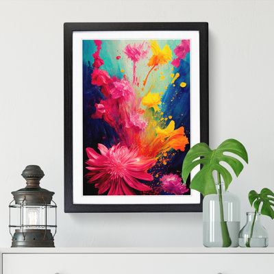 Wildflowers Splash - Single Picture Frame Print
