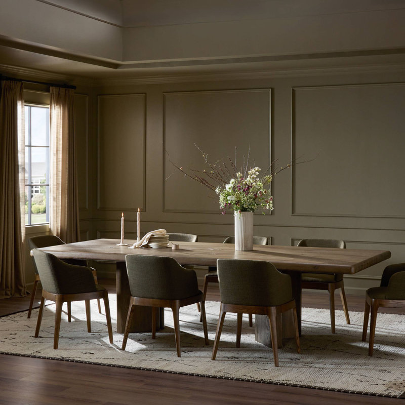 Castro Solid Oak Dining Table, Natural Reclaimed French Oak
