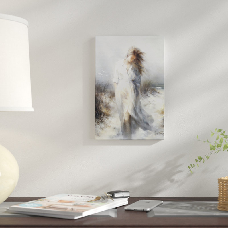 « rêvey », impression sur toile, H 18 po x l 12 po x P 1,5 po, Pas de tapis, Toile tendue