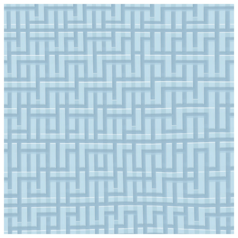 Édredon Blue Maze, Lit simple