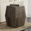 Table d'appoint à motif géométrique en bois de manguier massif l 16 po Terry