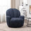 Fauteuil pivotant capitonné Broderic Petal-1875941639