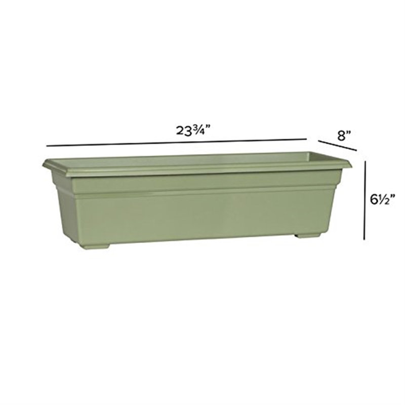 Countryside Planter Accessories, 6.5”H x 23.75”W x 8”D, Sage