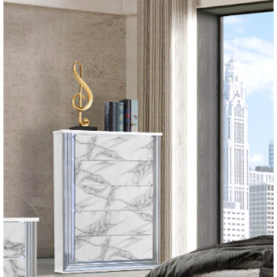 Commode en marbre avec DEL