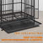 Caisse pour chien robuste, cage pour cage 48 * 30 * 33 pouces avec roues