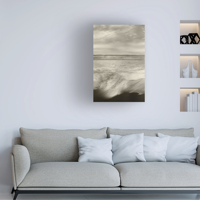 Œuvre sur toile, «ologic Alan Majchrowicz Tides and Waves II », H 19 po x l 12 po