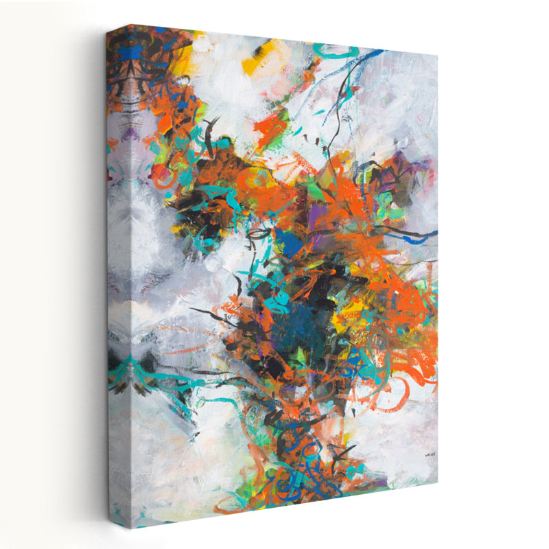 Fracture - Art abstrait, H 24 po x l 16 po