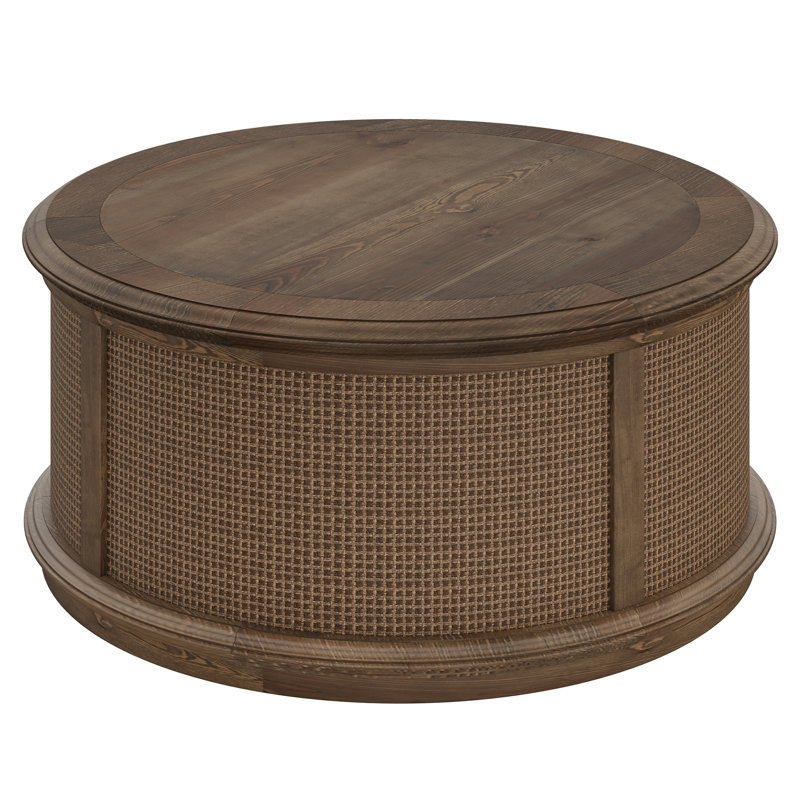 Table basse Britnie, Bois brun