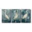Simple Egret I - Ensemble de 3 toiles tendues-410558383