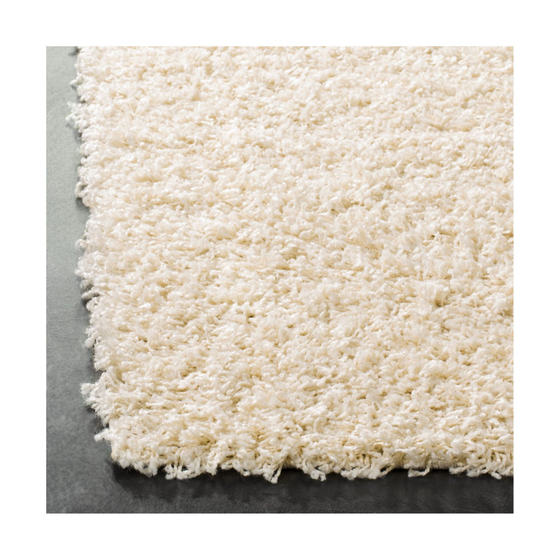 Aubuchon Sga-Athens Shag Performance Solid Color Rug, Square 6'7"