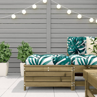 Bui Wood Outdoor Ottoman