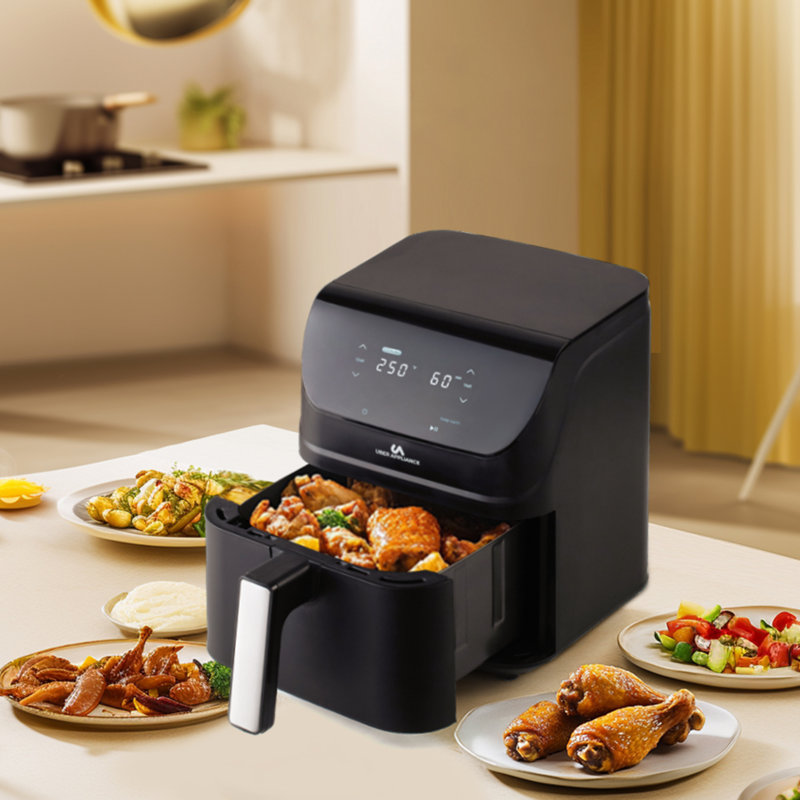 Uber Appliance Air Fryer Deluxe 5 Qt Digital - PFOA/PTFE Free Ceramic non stick