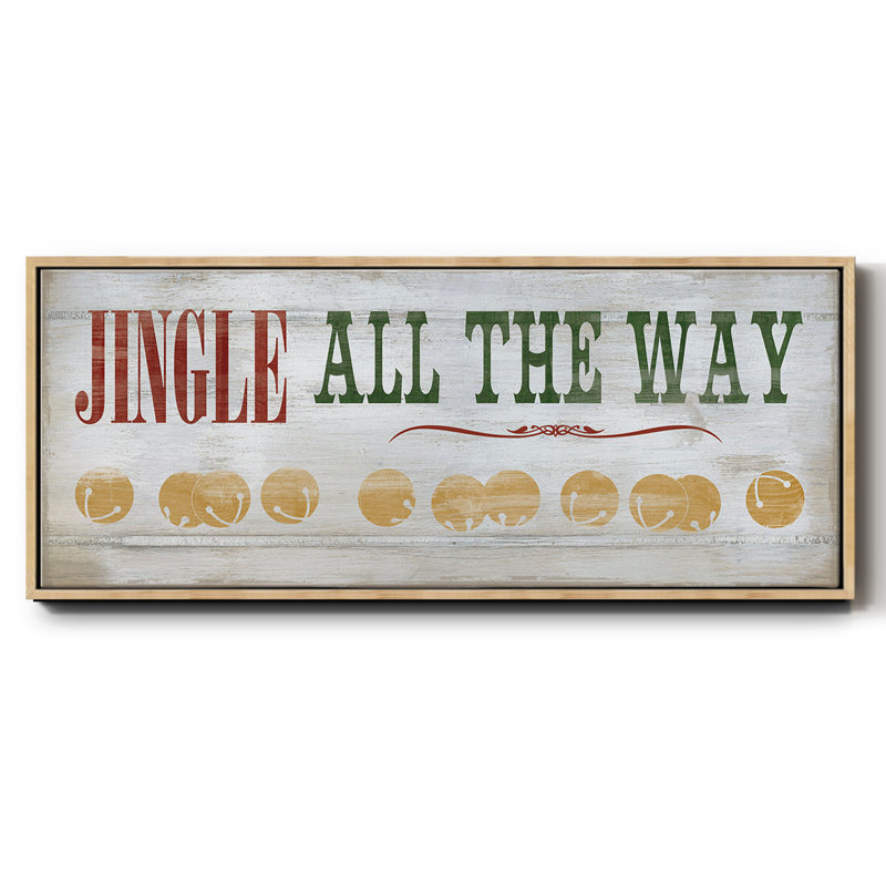 Toile encadrée «Jingle All the Way»