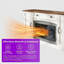 Electric Fireplace TV Stand with Mantel, Colour-Changing Flame-919648224