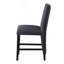 Chaise 2 pièces MIRIAM NOIR