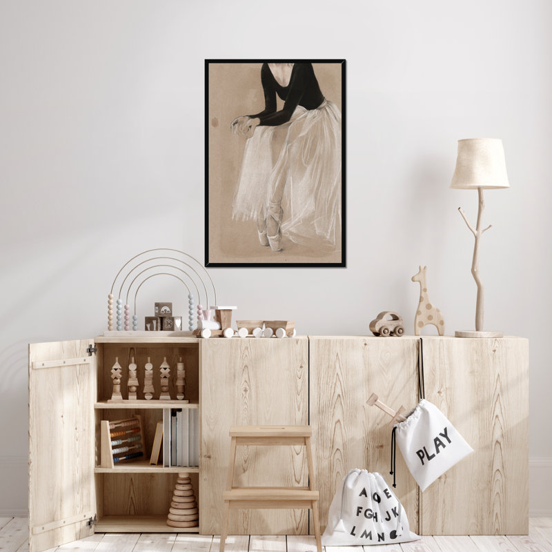 Ballet Study I by Jennifer Paxton Parker - Painting, Black Framed Paper Print, 95cm H x 65cm W