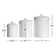 Hutsonville Ceramic / Porcelain Canister - Set of 3