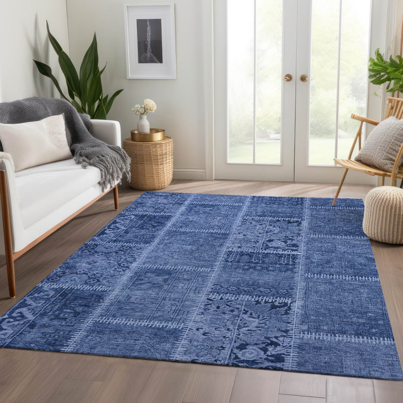 Tapis intérieur / extérieur Heffington avec envers antidérapant, Rectangle 3 pi x 5 pi