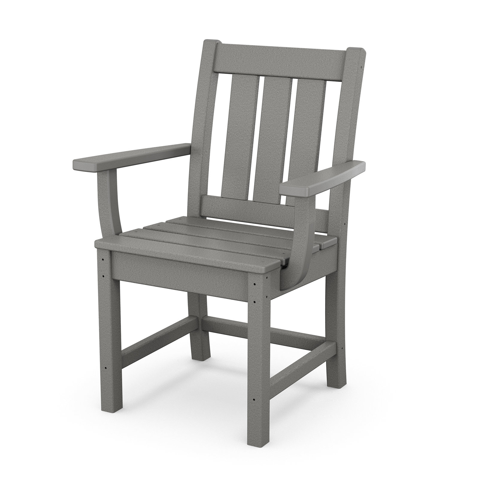 POLYWOOD® Oxford Patio Armchair, Slate Gray