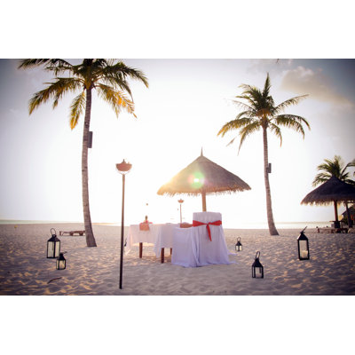 Dîner aux chandelles sur la plage par Melaniemaya